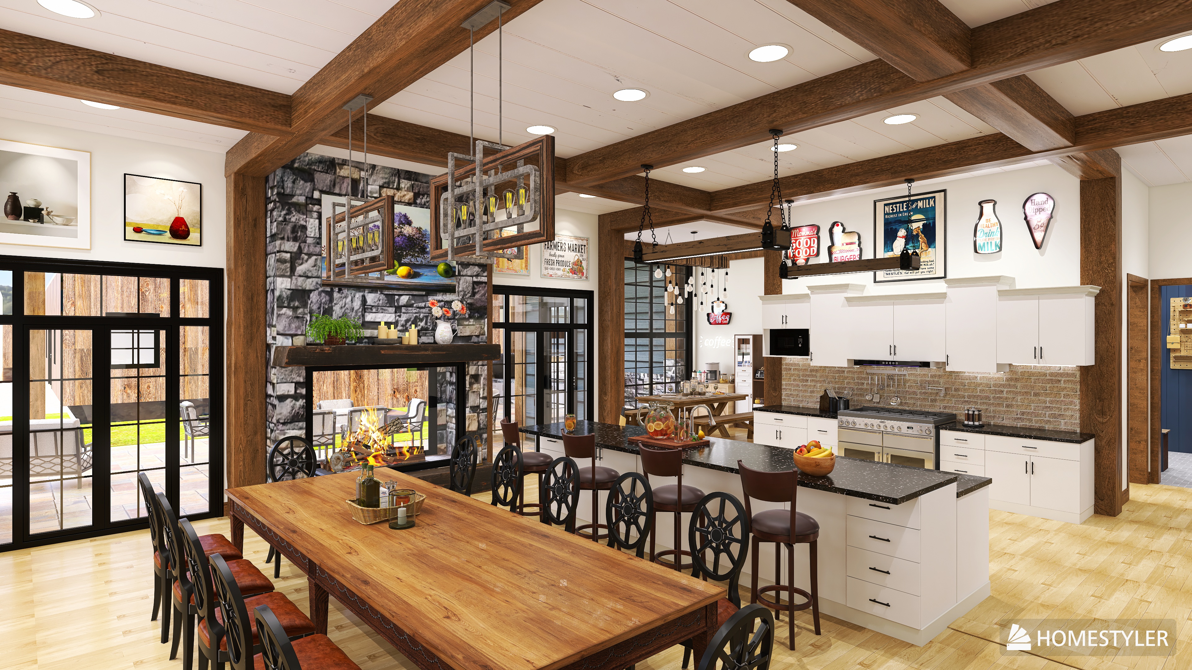 Open Plan KItchen and Dining for Web Entry