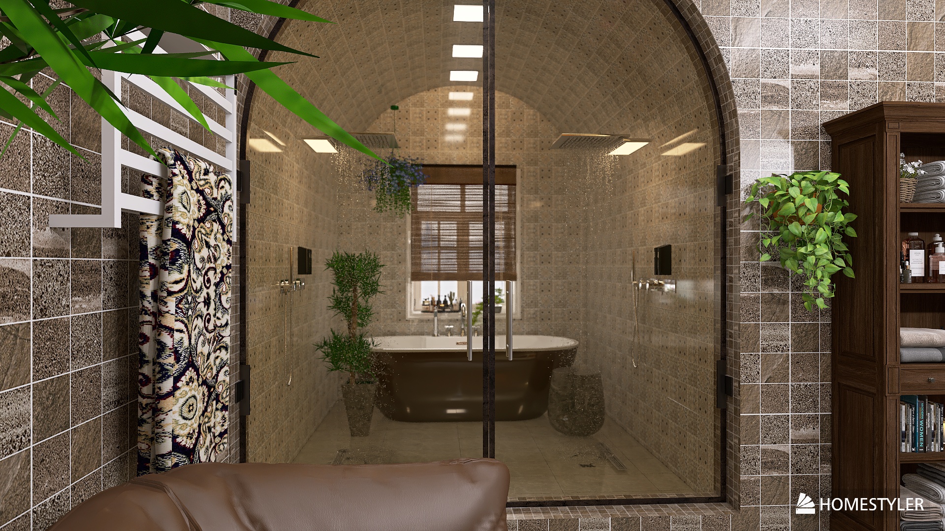 Bathroom wet - dry area