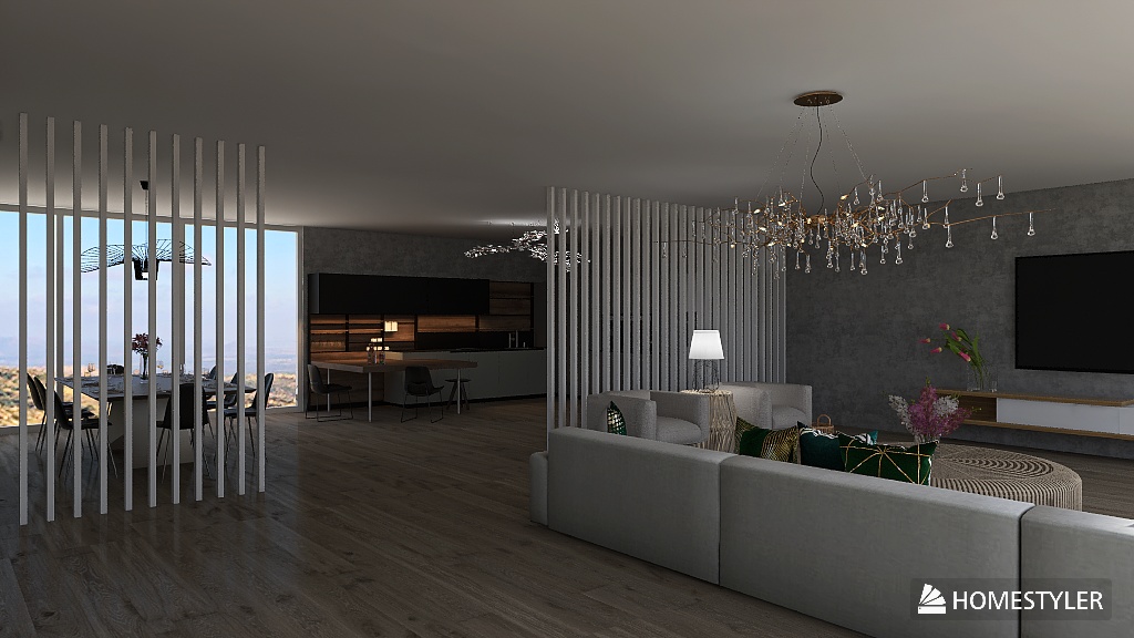 Design LDK (Soggiorno-Sala da Pranzo-Cucina)