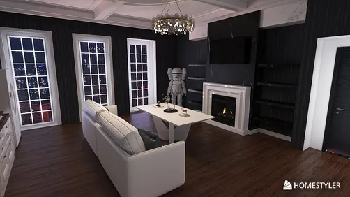 Room 1- Classic Black and White