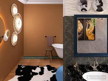 Professional interior design created with Homestyler 3D design software