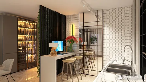 Professional interior design created with Homestyler 3D design software