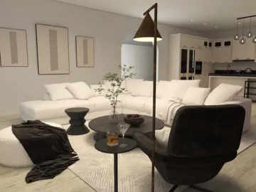 Professional interior design created with Homestyler 3D design software