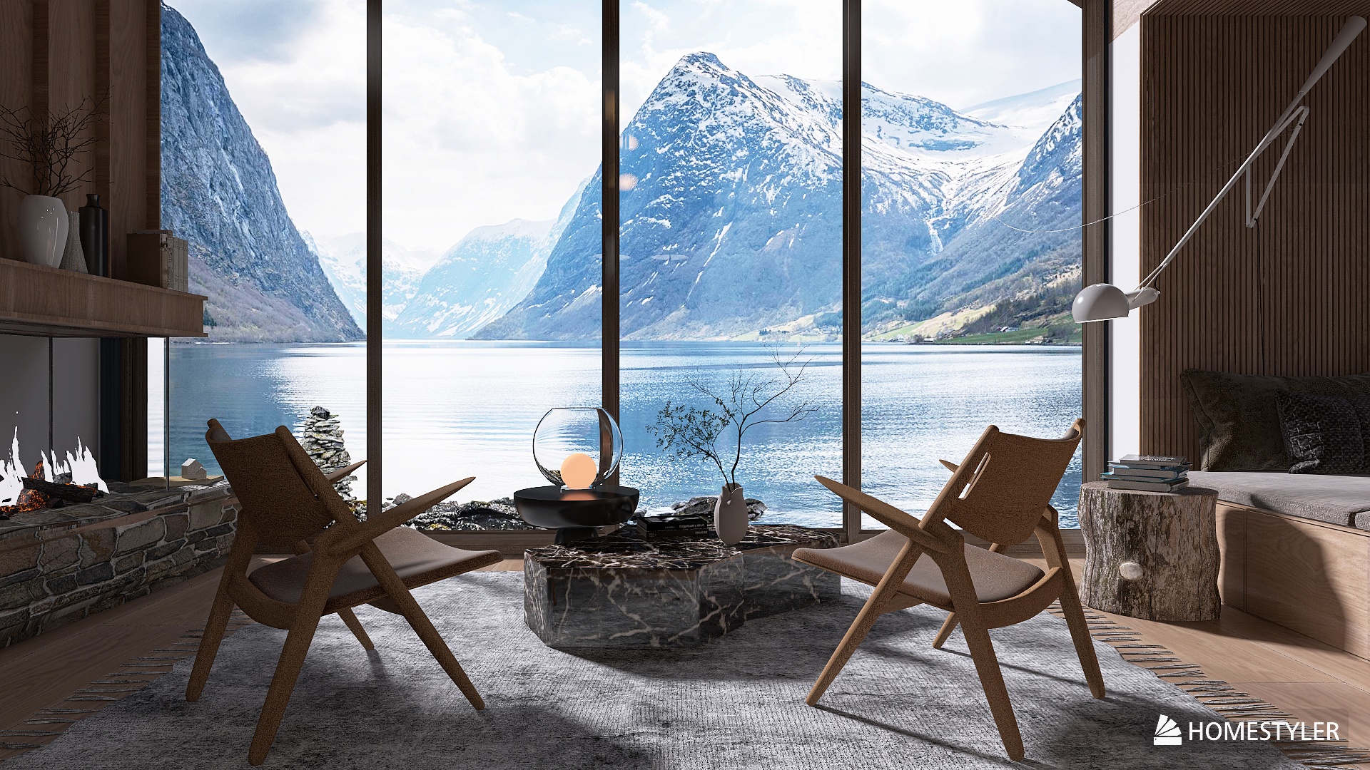 Scandinavian Style Cabin in Norway