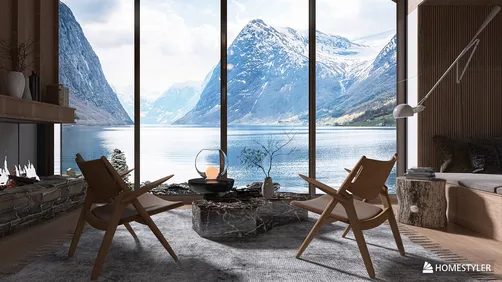 Scandinavian Style Cabin in Norway