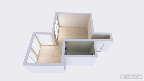 Modern Apartment Empt Room