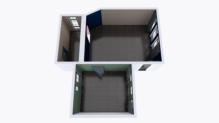 Bold Colors & Geometry Room