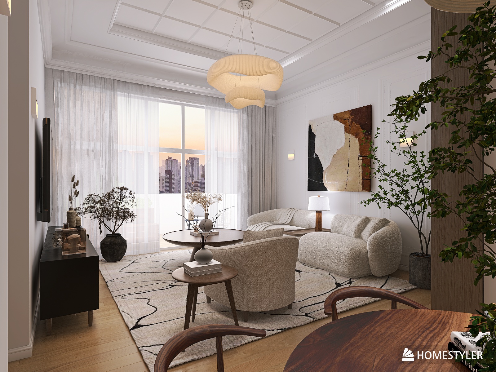 Warm and Modern Scandi 2 bedroom Apartment