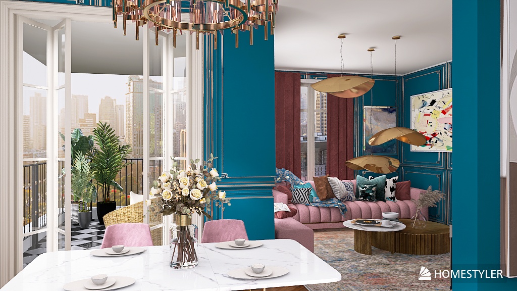 Hollywood Regency meets Maximalism