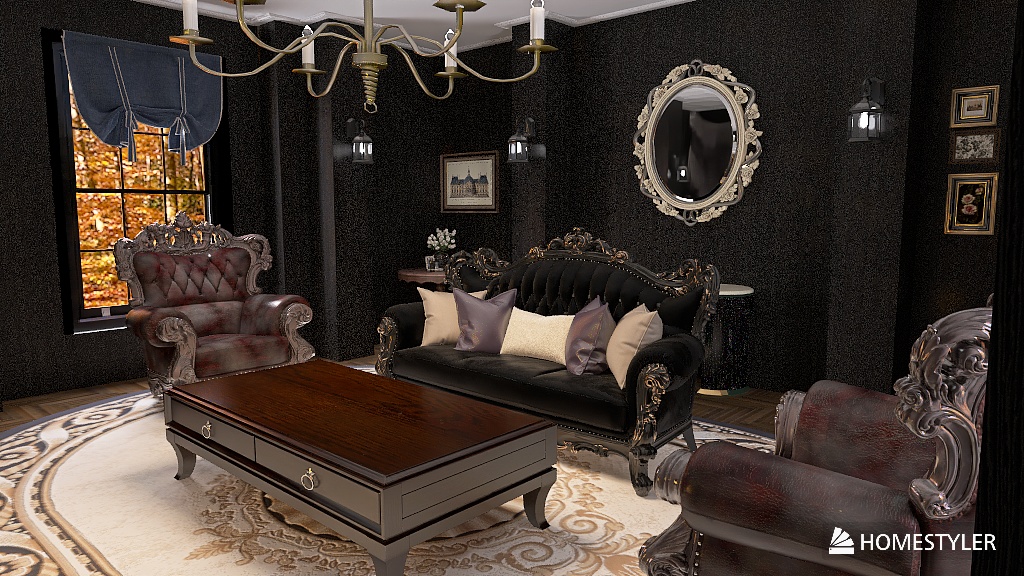Gothic Style Living Room