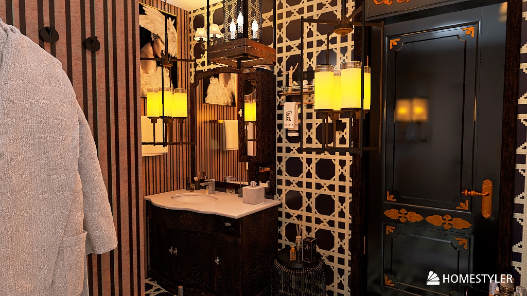 Modern Gothic Bathroom 
