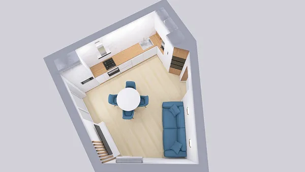 Professional interior design created with Homestyler 3D design software