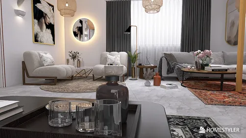 Mix styles Living Room Idea 💡