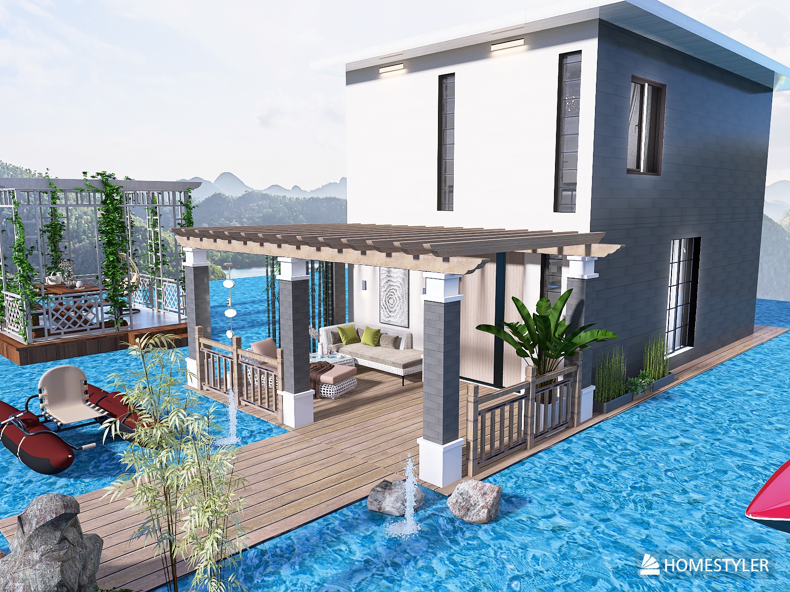 Плавающий дом