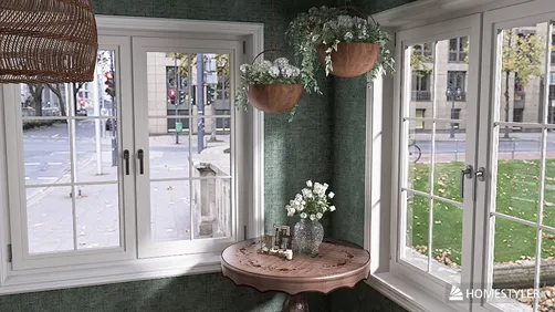 Breakfast Nook with Coffee Bar