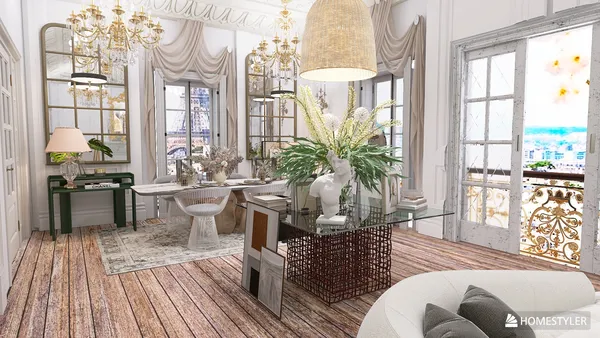 Professional interior design created with Homestyler 3D design software