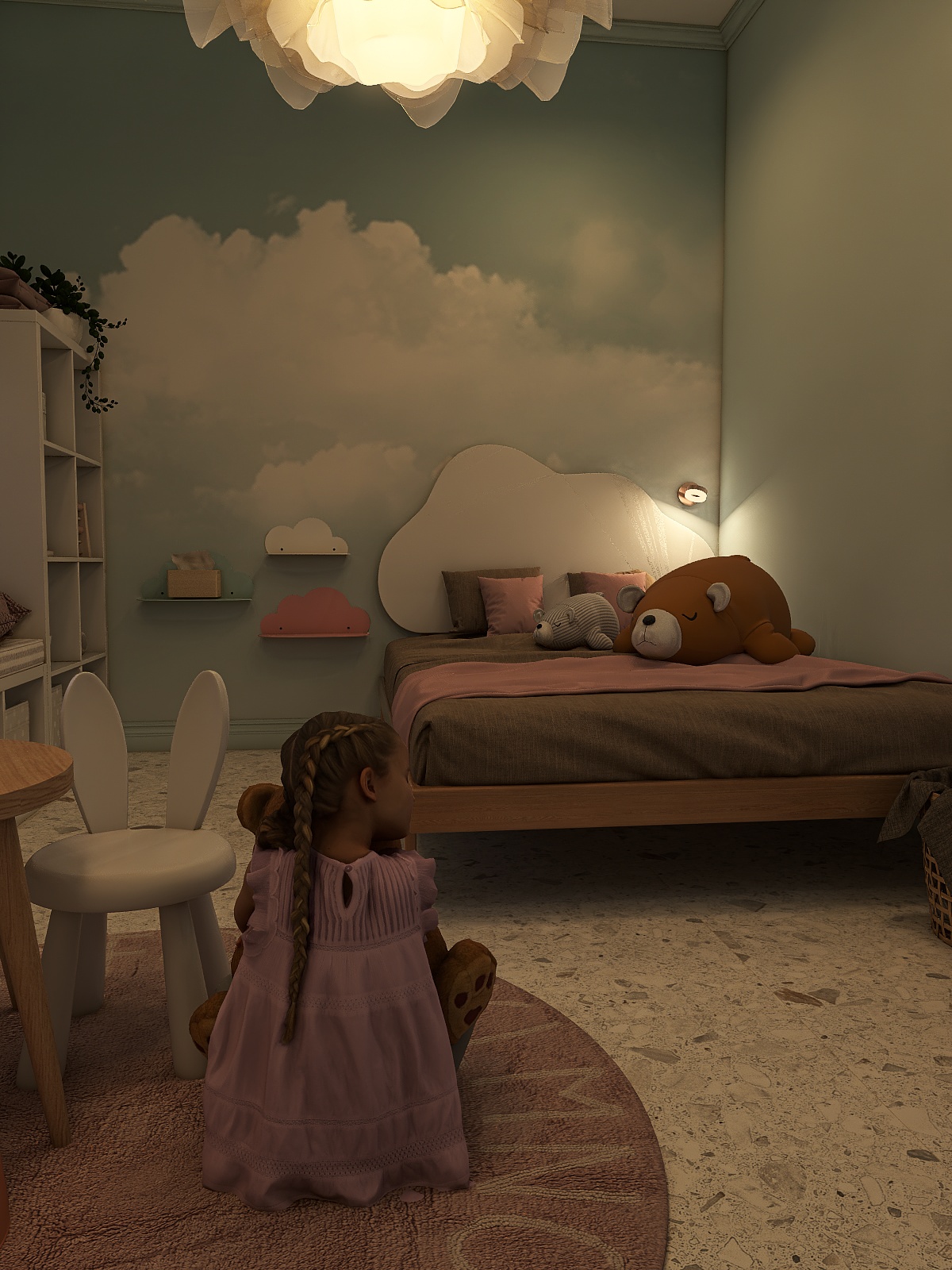 Little girl&#39;s room 🎀 ☁️