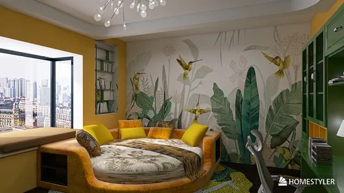 просто комната осеннее настроение