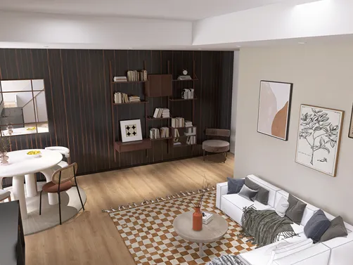 Scandi Warmth Loft Studio