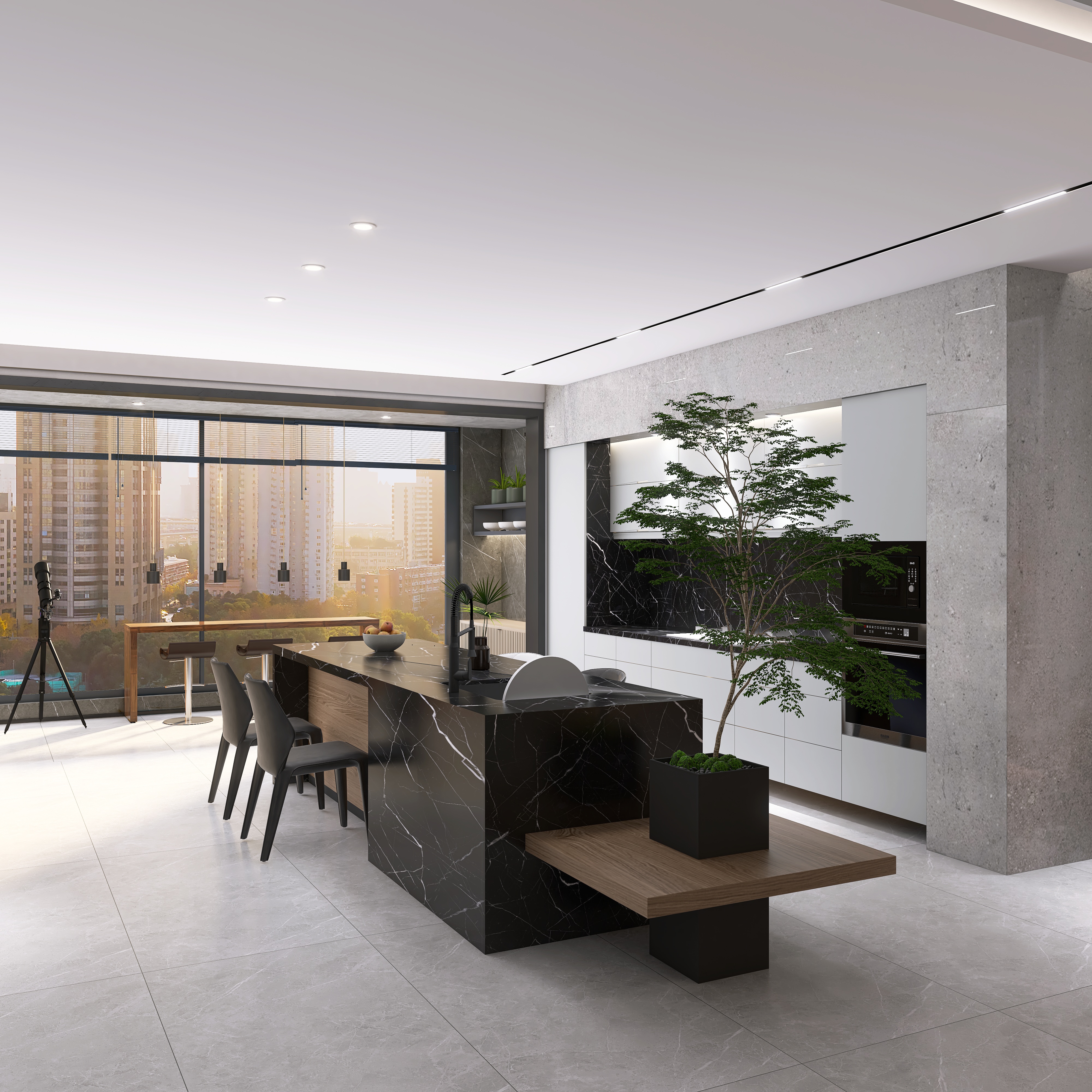 Kitchen Modern Serenity