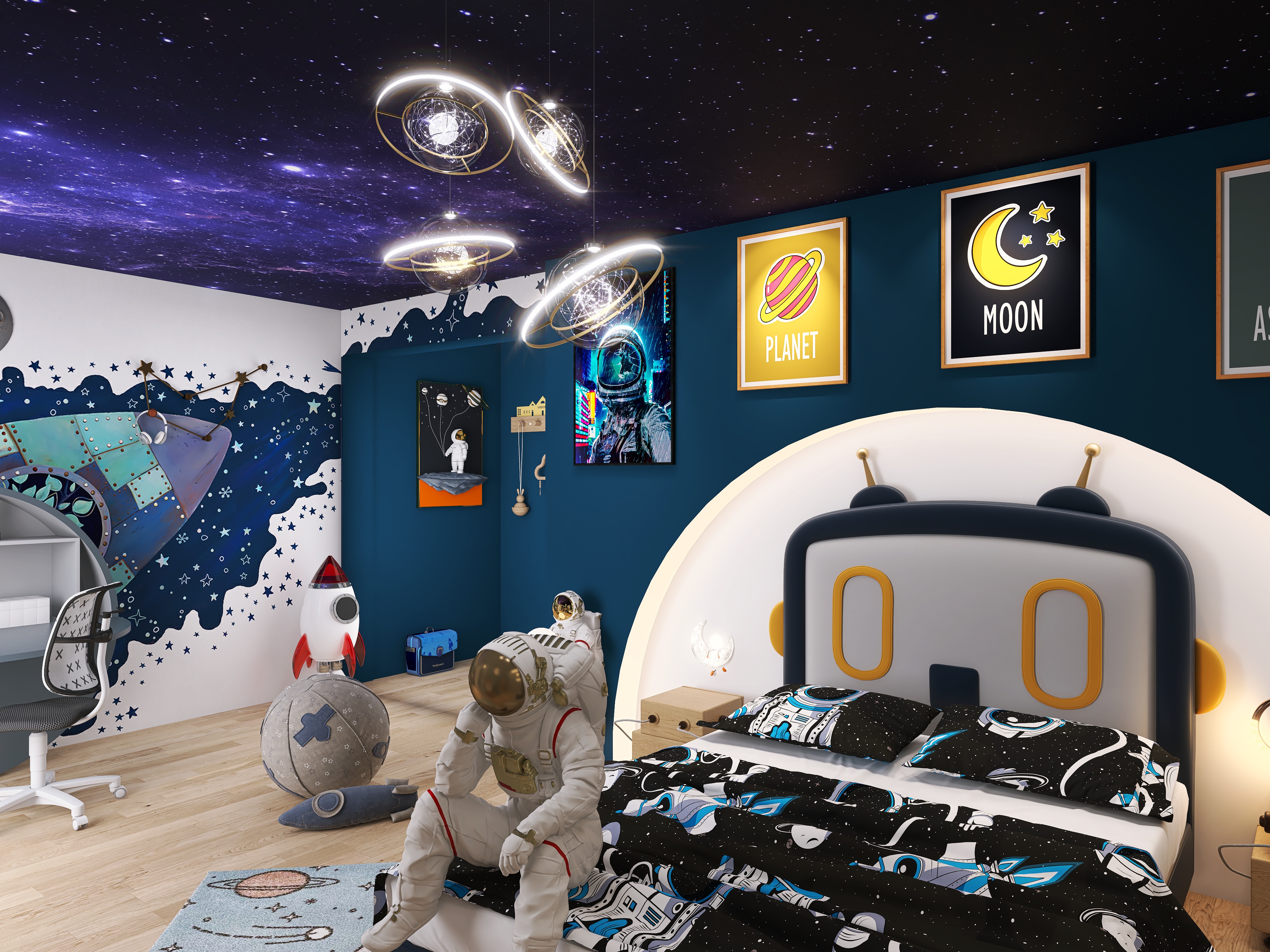 Astronaut bedroom