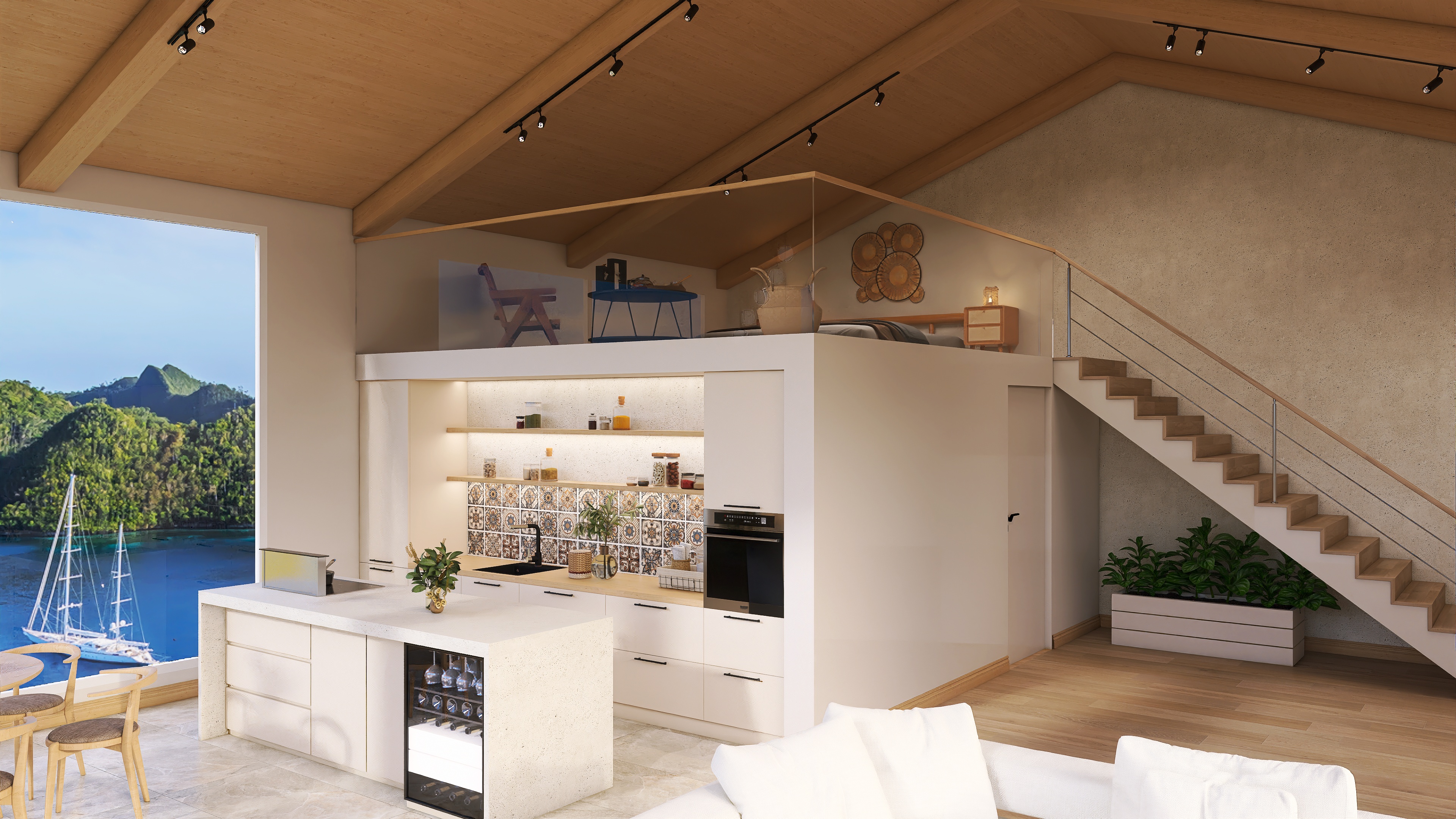 villa on the islands