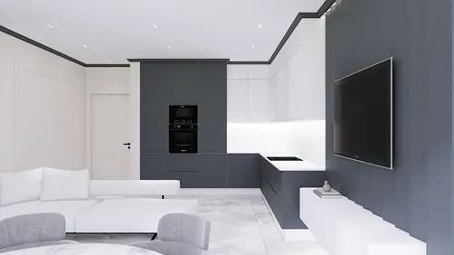 Kitchen-living room Pushkin