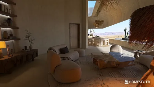 Empty-Contemporary Loft Room