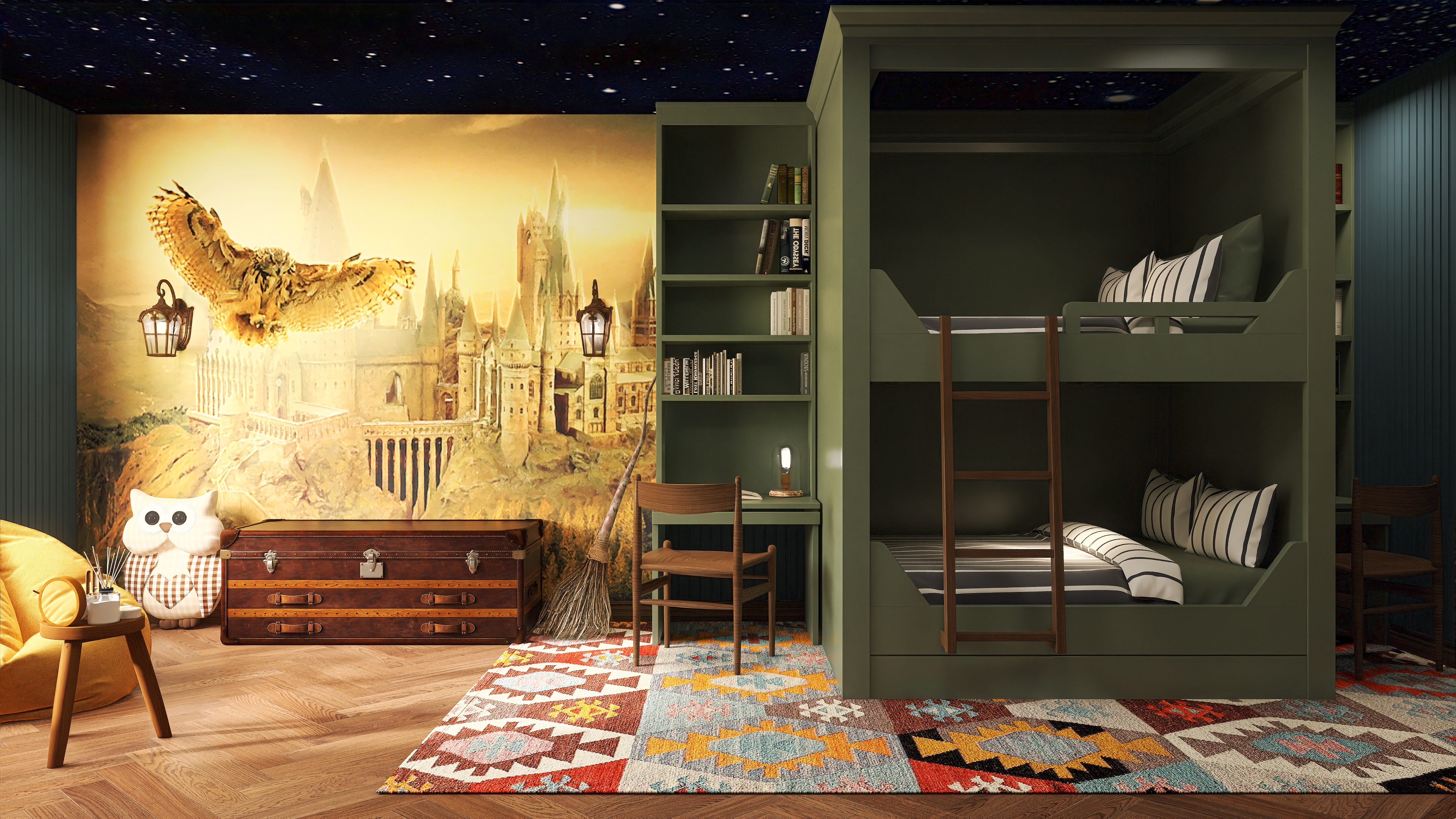 Сhildren&#39;s room in Harry Potter style