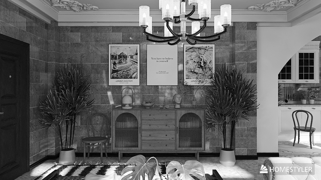 -Evolution of Black and White-