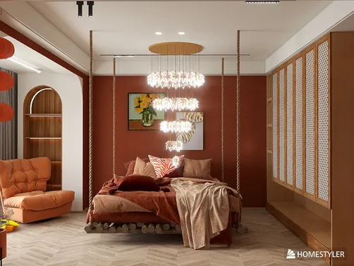 Autumn Leaves Living Dining Kitchen and Bedroom