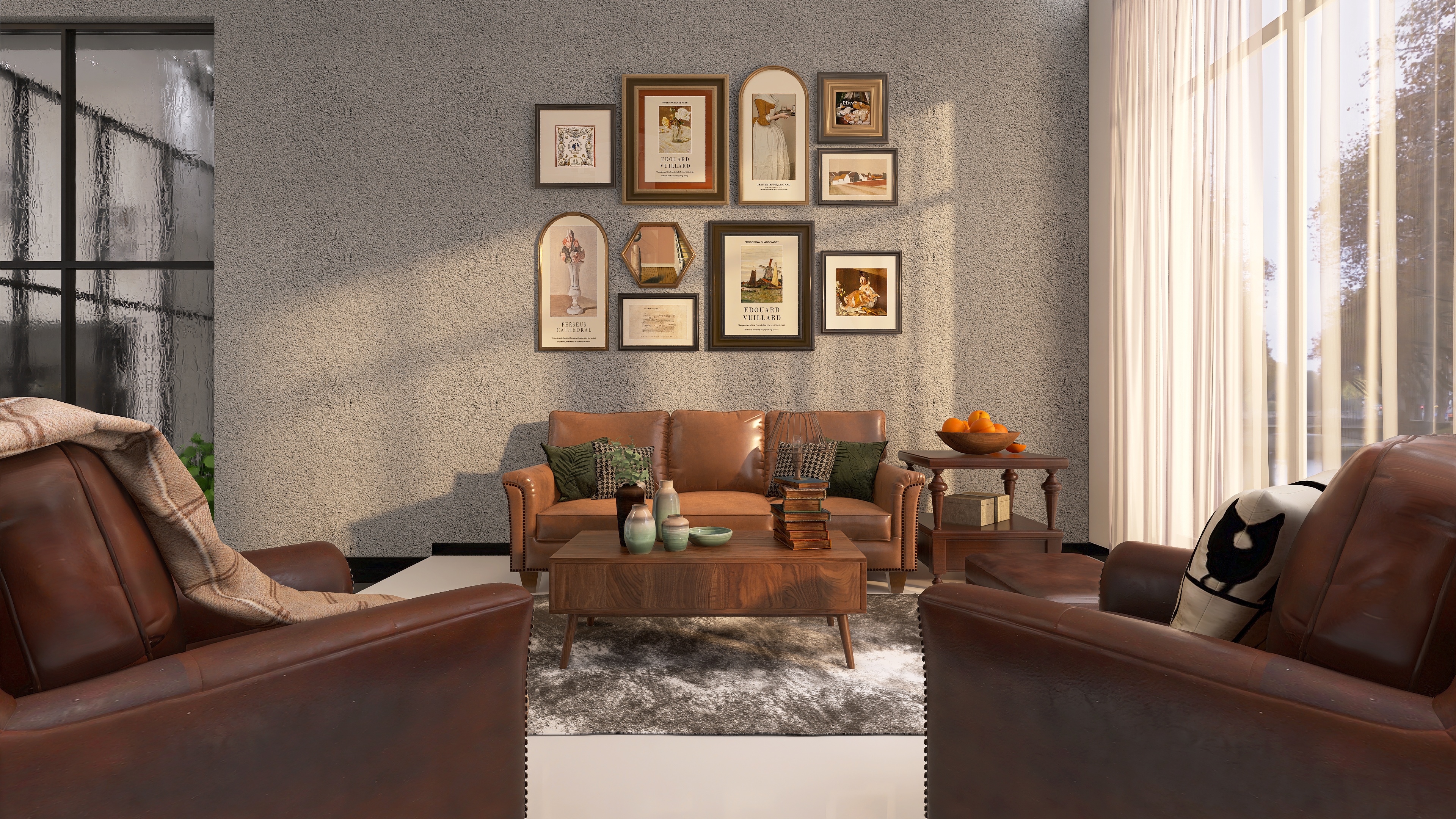 Mid-century minimalist style