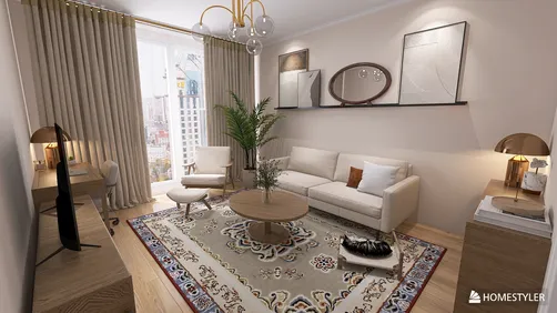 Mid-Century Modern Grandma Living Room