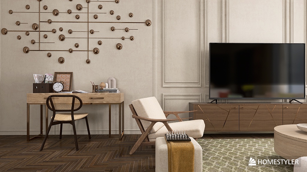 Mid century minimalist style