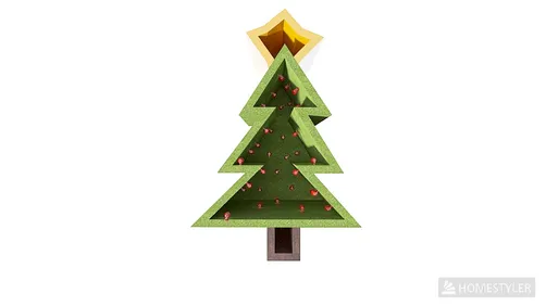 Christmas tree house