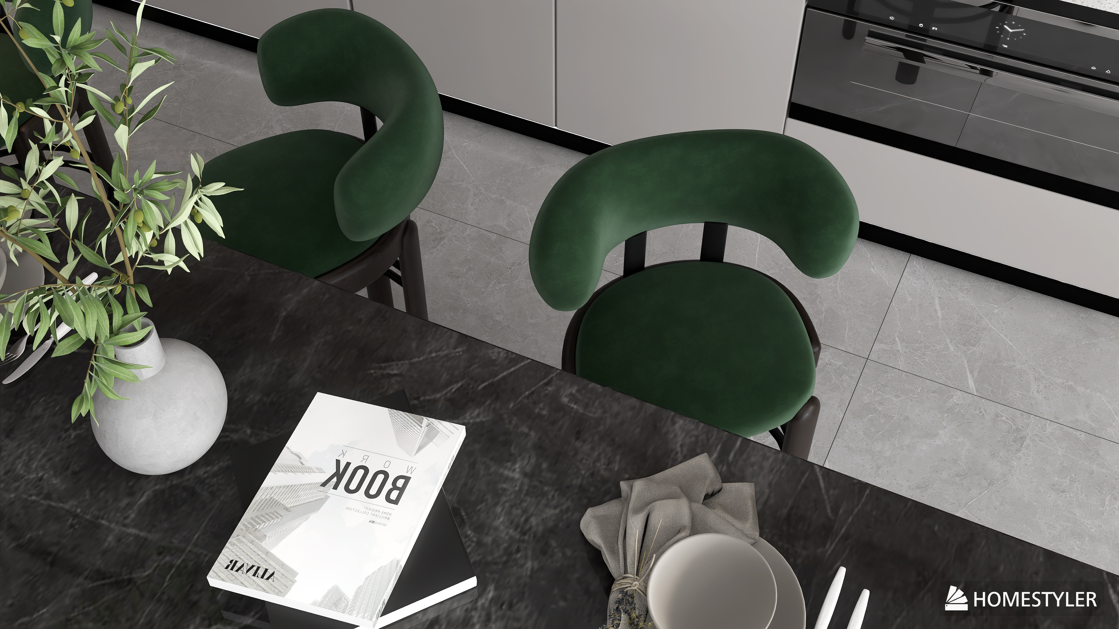 Modern Monochrome Apartment