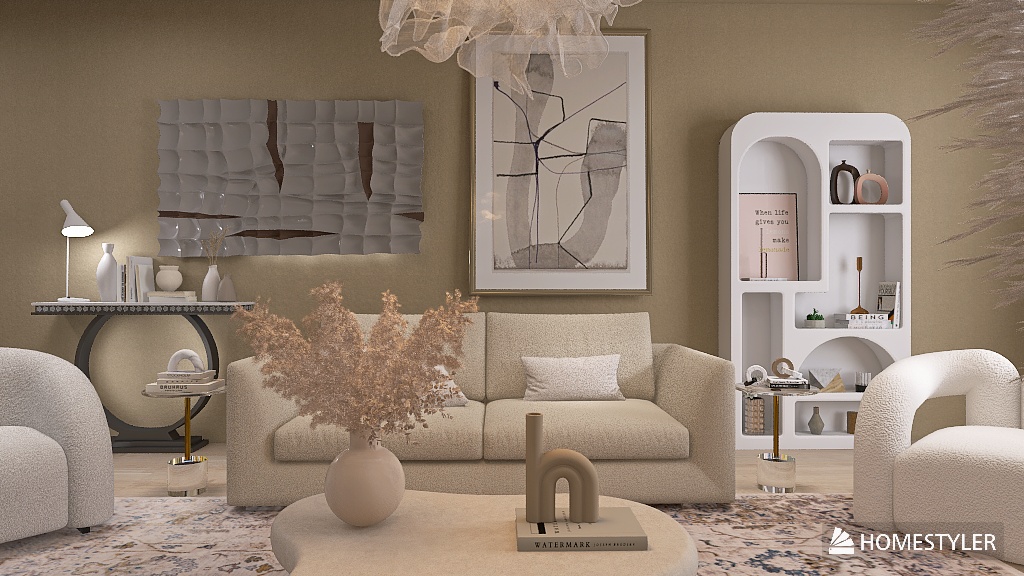Warm Beige Living Room