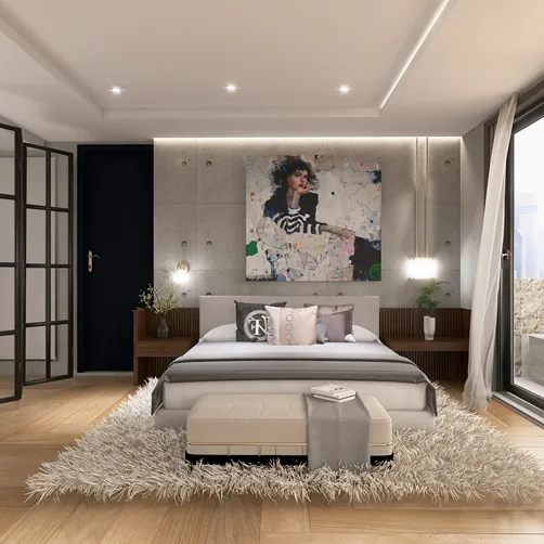 Modern bedroom