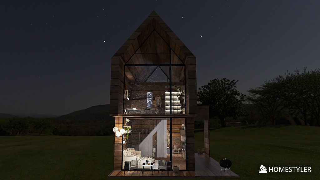 Lone House Cabin in the Woods