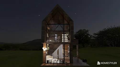 Lone House Cabin in the Woods