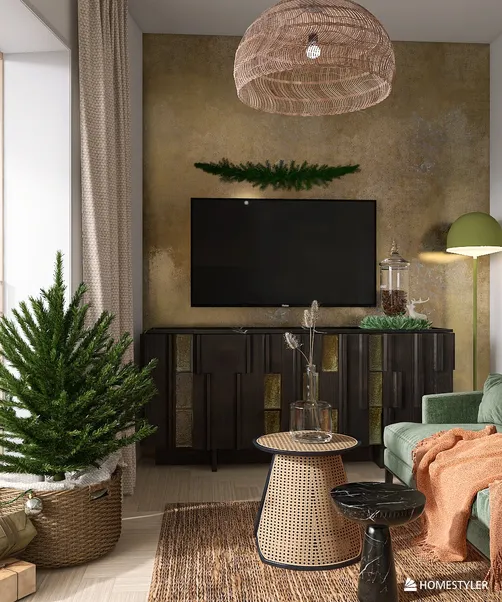 Small brown apartment (Christmas)