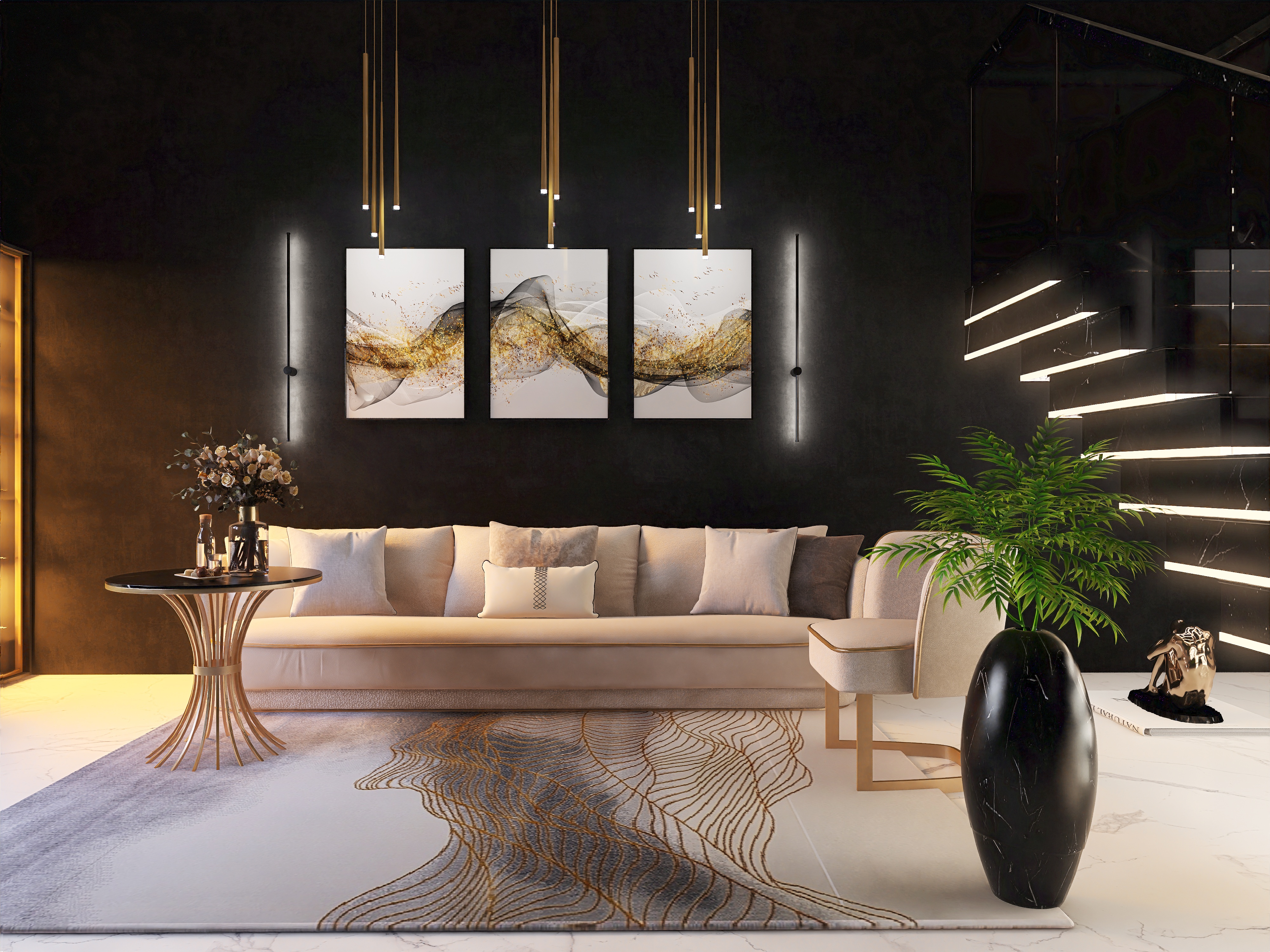 Hallway with coffe-corner