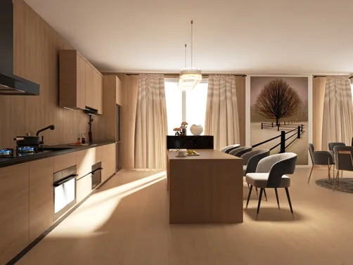 Chaleureux moderne appartement