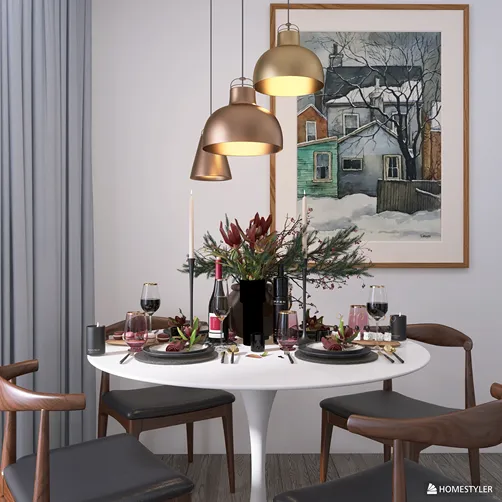 A warm Christmas hous