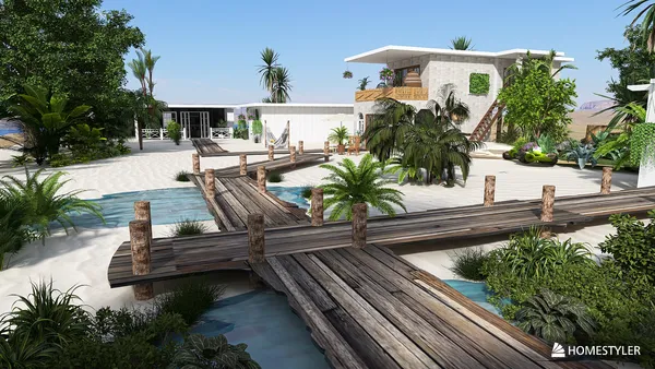 Professional interior design created with Homestyler 3D design software