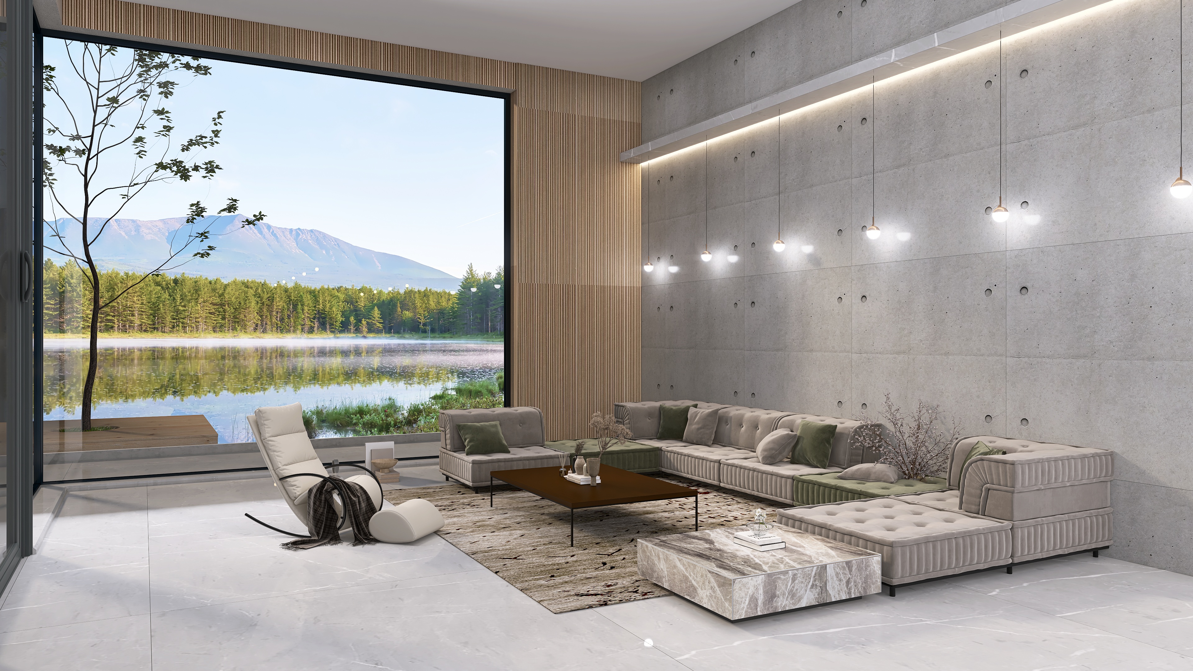 Modern minimalist sustainable