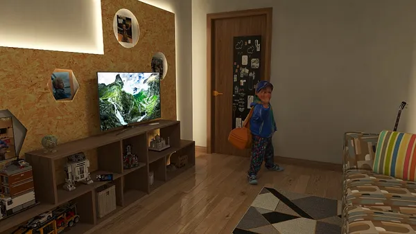 Professional interior design created with Homestyler 3D design software