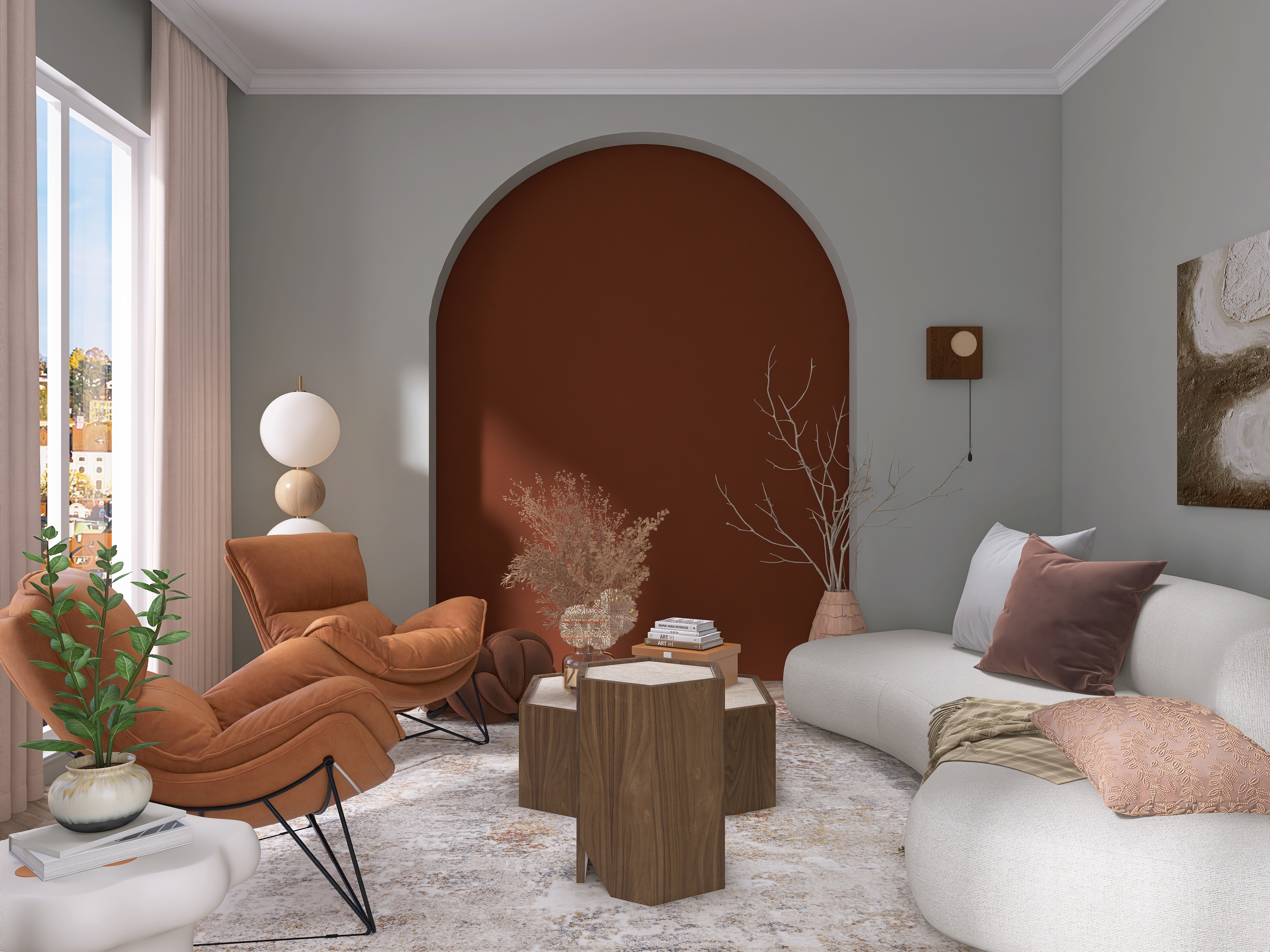 Interior Mocha Mousse Pantone