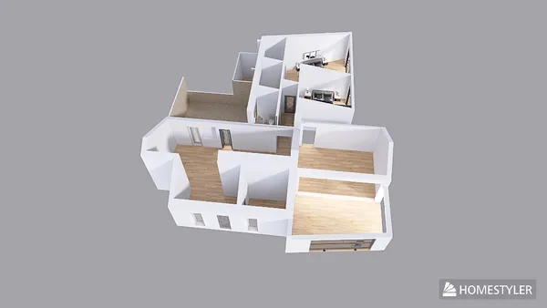 Professional interior design created with Homestyler 3D design software