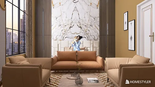 Mocha Mousse Luxury Bedroom